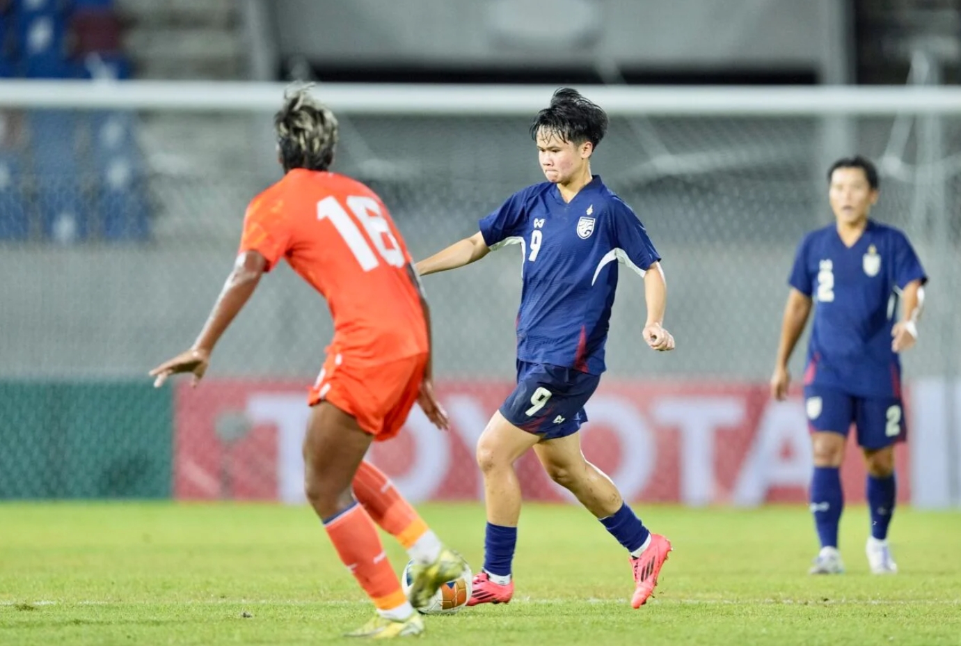 บอลหญิงไทย พ่ายอินเดีย 1‑2 หมดลุ้นไปบอลโลก